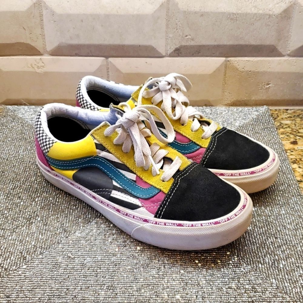 VANS Old Skool "Juxtapose" Sneakers - Size 6 1/2